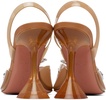 Beige Rosie Glass Sling 95 Heels