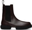 Brown Platform Chelsea Boots