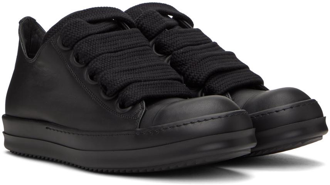 Black Jumbo Laced Low Sneakers