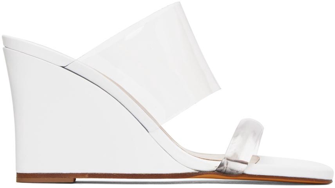 SSENSE Exclusive White Olympia Heeled Sandals