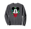 Amazon Essentials Mickey Mouse Festive Holiday Christmas Wreath Sweatshirt