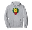 Amazon Essentials Winnie the Pooh Festive Holiday Christmas Wreath Pullover Hoodie