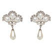 Alessandra Rich Pendant Detailed Clip-On Earrings