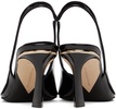 Black 75mm Slingback Heels