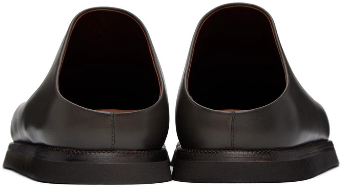 SSENSE Exclusive Brown Sabot Loafers