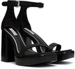 Black Matrix Heeled Sandals