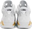 Gray Air Jordan 6 Retro 'Pearl' Sneakers