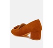 Aloha Tassels Detail Suede Loafers