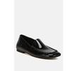 Dama Metallic Pleather Loafers