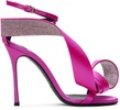 Pink Sergio Rossi Edition Marquise Heeled Sandals