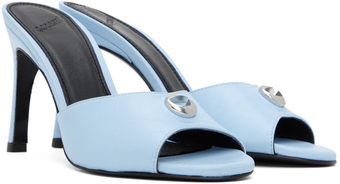 Blue Logo Mules