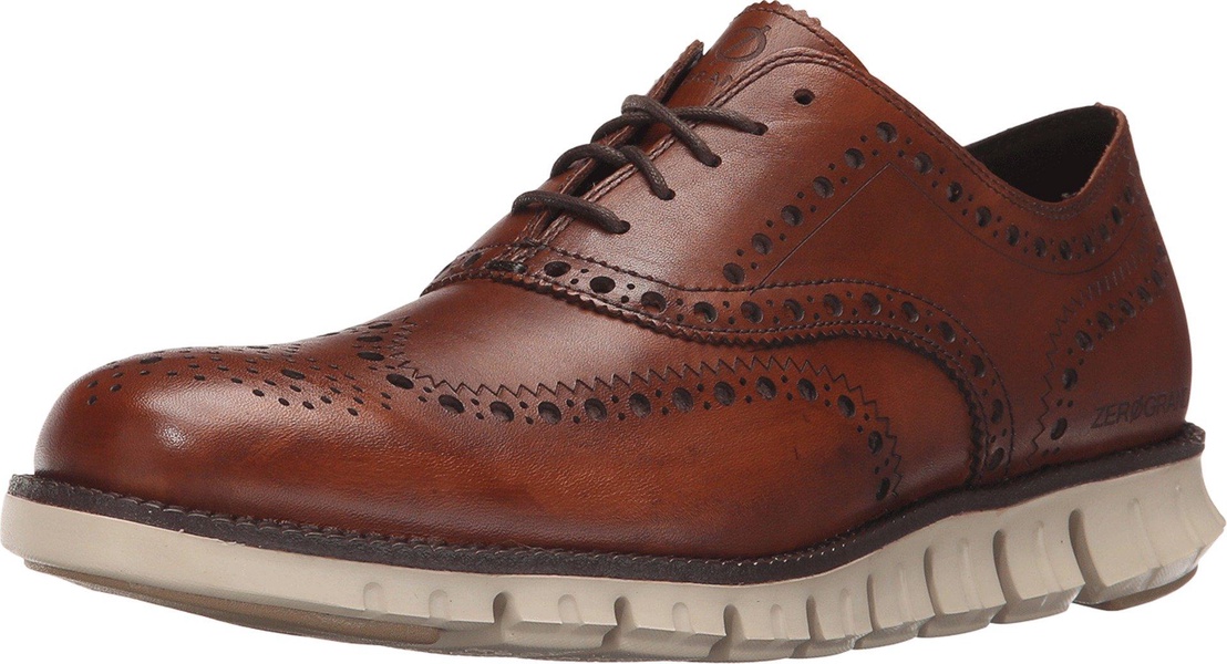 Cole Haan Men's Zerogrand Wing Oxford, British Tan, 7.5 M US