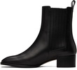 Black Neil Leather Ankle Boots