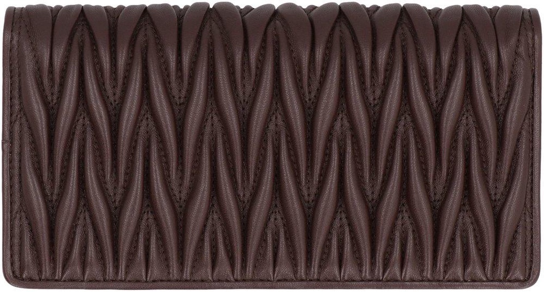 Miu Miu Quilted Flap Wallet