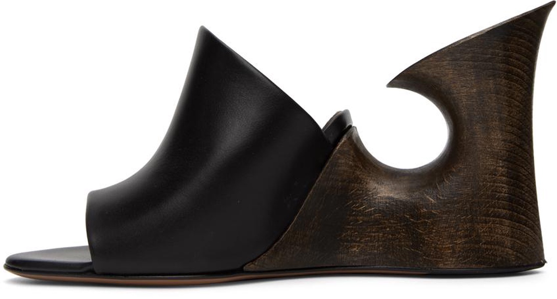 Black Sculpture Mules