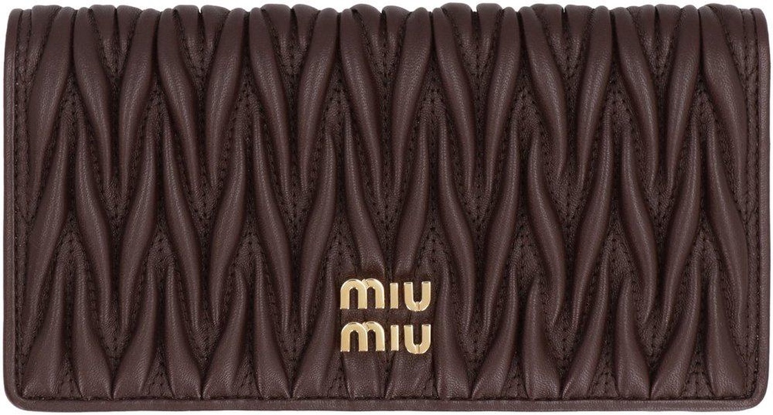 Miu Miu Quilted Flap Wallet