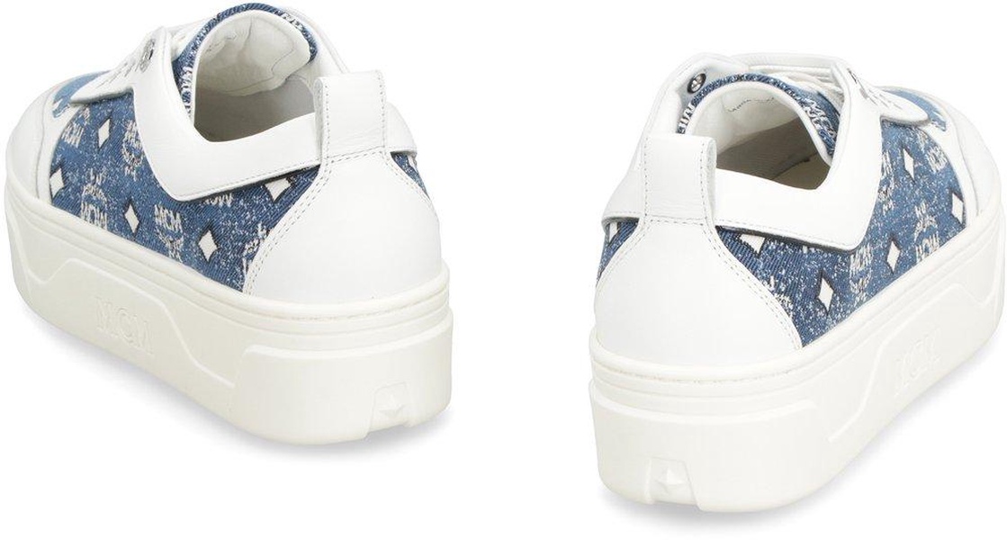 MCM Denim Low-Top Sneakers