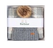 Barbour Saltburn Tartan Scarf & Beanie Knitted Set