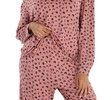 Women's 2-Pc. Henley French Terry Pajamas Set