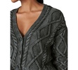  Women's Cable-Stitch Long-Sleeve Cardigan