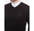 Men's Essential Solid V-Neck Sweater