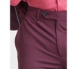 Men's Skinny-Fit Burgundy Wool Blend Suit Pants, Created for Macy's