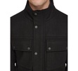 Men's Water-Repellent Jacket with Zip-Out Quilted Puffer Bib 