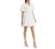 Women's Cayman Cotton Puffed-Sleeve Mini Dress