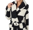 Women's Belted Checkered Fleece Robe