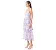 Women's Crochet Tiered Midi Dress