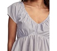 Women's Cotton Laced-Back Babydoll Top