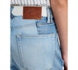 Women's 90s Loose Crop Spliced Jeans