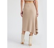 Women's Elaine Ribbed Asymmetric-Hem Midi Skirt