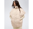 Women's Quilted Oversized Tapered Vest Jacket