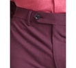 Men's Skinny-Fit Burgundy Wool Blend Suit Pants, Created for Macy's