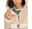 Women's 1/4-Zip Sherpa Pullover Hoodie 