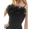 Women's Ruffled-Neck Evening Gown