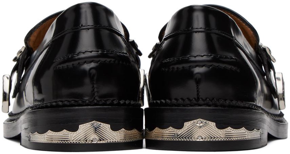 Black Metal Loafers