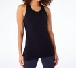 athlete seamless workout tank in black