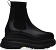 Black Platform Chelsea Boots