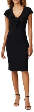 kate spade new york Women's Ruffle Matte Crepe Dress