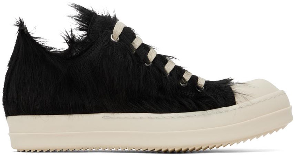 Horsehair Low-Top Sneakers