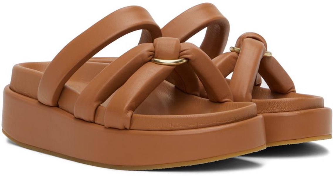 Beige O-Ring Sandals