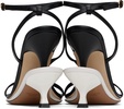 Black & White Les Sculptures 'Les doubles sandales' Heeled Sandals