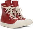 Red Washed Sneakers