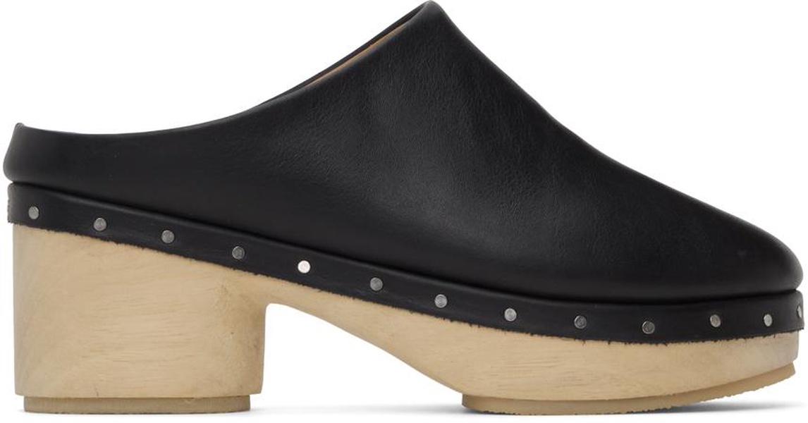 Black Studio Clogs