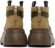 Brown & Khaki Bulky Trailblazer Boots