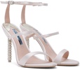 Off-White Rosalind Crystal Heeled Sandals