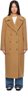 Beige Boyfriend Coat