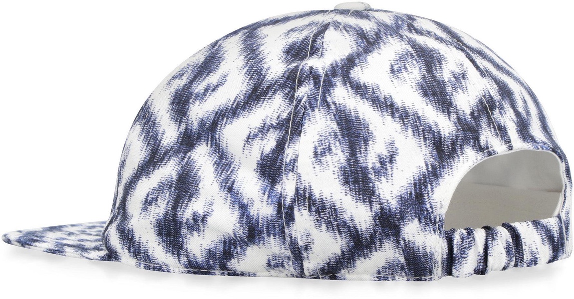 FF logo-print silk baseball cap